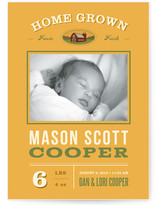Home Grown Birth Announcements
