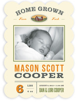 Home Grown Birth Announcements