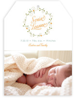 Pixie Wreath Birth Announcements