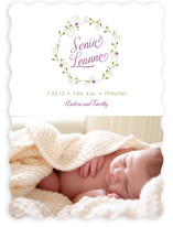 Pixie Wreath Birth Announcements