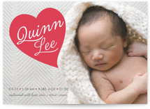 Welcomed with Love Birth Announcements