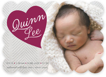Welcomed with Love Birth Announcements