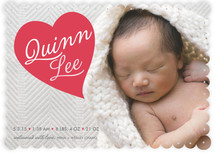 Welcomed with Love Birth Announcements