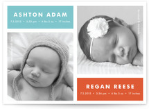 Modern Multiples Birth Announcements
