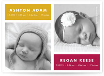 Modern Multiples Birth Announcements