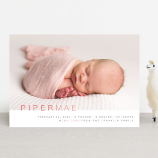 Baby Sophisticate Birth Announcements