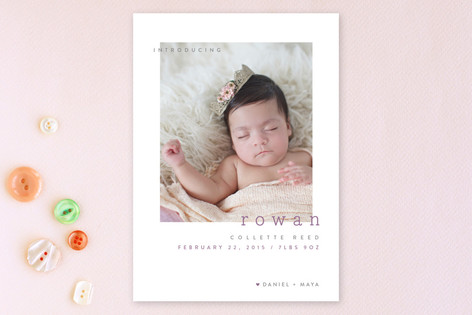 Innocent Birth Announcements