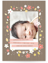 Baby Bouquet Birth Announcements