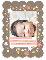 Baby Bouquet Birth Announcements