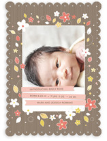 Baby Bouquet Birth Announcements