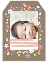 Baby Bouquet Birth Announcements