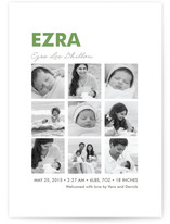 Nine Square Birth Announcements