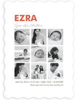 Nine Square Birth Announcements