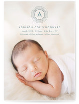 Stylish Rings Birth Announcements