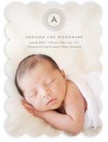 Stylish Rings Birth Announcements