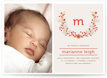 Legacy Wreath Birth Announcements