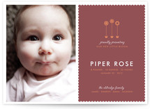 Little Blooms Birth Announcements