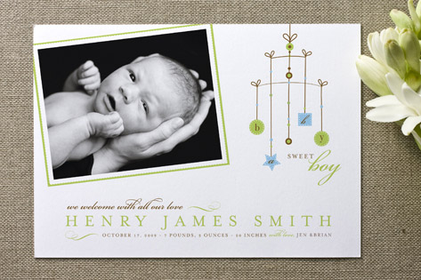 Mobile Birth Announcements