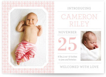 Mini Magazine Birth Announcements