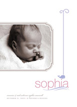 modern splash Birth Announcements, by kelli hall