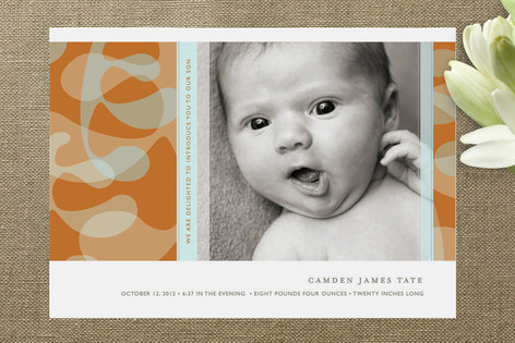 Mod Shapes Birth Announcements