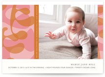 Mod Shapes Birth Announcements