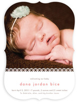 Sweet Lace Birth Announcements