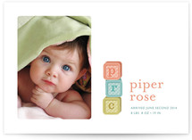 Initial Love Birth Announcements