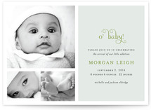 O' Baby Baby Birth Announcements