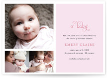 O' Baby Baby Birth Announcements