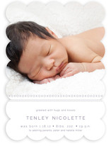 XOXO Bunting Banners Birth Announcements
