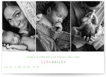 Three in a Row Birth Announcements