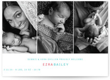 Three in a Row Birth Announcements