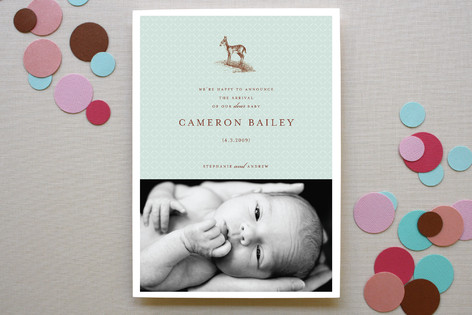 Our Dear Birth Announcements
