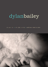 Pop of Color Birth Announcements, by kelli hall
