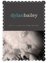 Pop of Color Birth Announcements