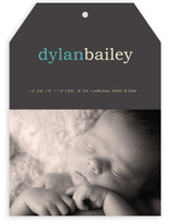 Pop of Color Birth Announcements