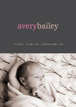 Pop of Color Birth Announcements, by kelli hall