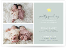 petit elefant Birth Announcements