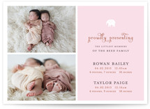 petit elefant Birth Announcements