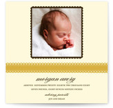 Ribbon Wrap Birth Announcements