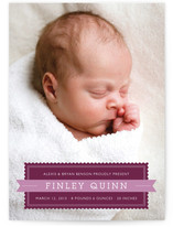 Stamp and Banner Birth Announcements