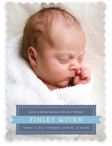 Stamp and Banner Birth Announcements