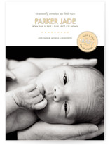 seal of approval Birth Announcements