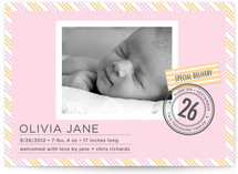 Special Delivery Birth Announcements