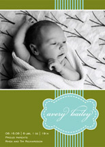 Sweet as a Peach Birth Announcements, by Carrie Eckert