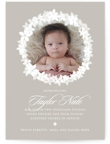Spring Luxe Birth Announcements
