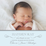 Sweet Sophistication Birth Announcements, by Paper Dahlia