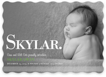 simply stripes Birth Announcements