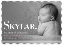 simply stripes Birth Announcements